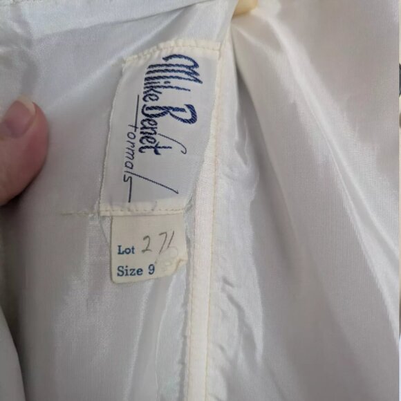 Mike Benet Formals vintage blue cupcake formal prom gown - Picture 4 of 8